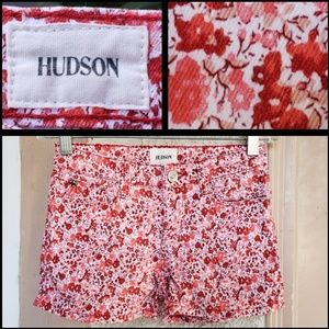 12 Girls HUDSON floral denim shorts